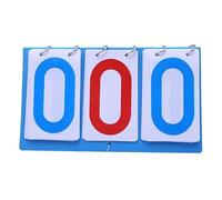 vhVHJry Tableau De Score Tableau de Bord Table Pliable et étanche, 1 pièce, Facile à Tourner for Le Volley-Ball, Football, Badminton Tennis Tableaux Scores(Three-Digit Scoreboard)