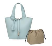 VHVYWY Sacs seau, sacs à bandoulière en cuir véritable pour femme, sacs à main de petite ou moyenne taille, sac à bandoulière élégant avec fermeture à glissière avec pochette pour voyage, navetteur et