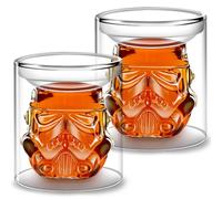VI AI Set de 2 Verres à Whisky: Verres à Cocktail, Double Paroi pour Bourbon, Scotch, Cognac et Cocktails - 150 ml