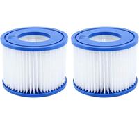 VI Cartouche filtrante pour Bestway piscine Flowclear Filtre de rechange pour Lay-Z-Spa pour Miami Vegas pour Monaco Taille 6-58323 (Lot de 2)
