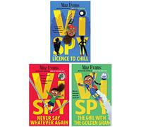 Vi Spy Series de Maz Evans Ensemble de collection de 3 livres (Licence to Chill, Never Say Which Again & The Girl with the Golden Gran)