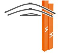 VIA ALBION® Balais d'essuie-glace pour Peugeot 3008 Mk1 (2009-2016) • Ensemble d'essuie-glaces avant et arrière toutes saisons