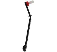 VIA CREMA Brosse à Dents pour Machine à café 23 cm Brosse de Nettoyage pour Machine à café Porte-Filtre (Noir) Long Manche Tête remplaçable