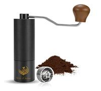 VIA CREMA Moulin à café manuel Design moderne. Moulin à café réglable en acier inoxydable (base de haute qualité) Moulin à café manuel