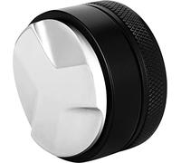 VIA CREMA Niveleur de café pour gâteau filtre 58.5 mm Niveleur de café (58.5 mm) Distributeur de machine à expresso Poignée antidérapante en acier inoxydable