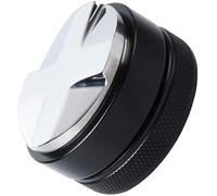 VIA CREMA Niveleur de café pour gâteau filtre 58 mm Niveleur de café (58 mm) Distributeur de machine à expresso Poignée antidérapante en acier inoxydable