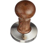 VIA CREMA Professional 54mm Coffee Tamper [Wood Handle] Espresso Coffee Machine Made in Italy by Motta (54 mm, Brown)