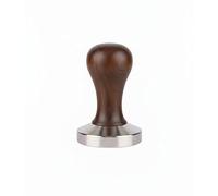 VIA CREMA Professional 54mm Coffee Tamper [Wood Handle] Espresso Coffee Machine Made in Italy by Motta (54 mm, Brown)