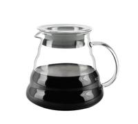 VIA CREMA Range Serveur en verre résistant à la chaleur avec couvercle, 350 ml, transparent