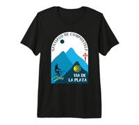 Via de la Plata Vélo Femme Saint-Jacques-de-Compostelle 2026 T-Shirt Haut de Gamme
