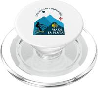 Via de la Plata Vélo Homme Saint-Jacques-de-Compostelle 2026 PopSockets PopGrip pour MagSafe