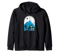 Via de la Plata Vélo Homme Saint-Jacques-de-Compostelle 2026 Sweat à Capuche