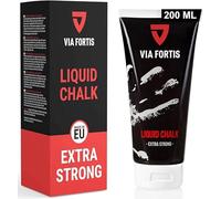 VIA FORTIS - Liquid Chalk, Magnésie Liquide pour Une Adhérence Maximale Pendant Le Sport - Séchage Rapide, Rendement Extrême et Longue Durée - pour l'escalade de Bloc, l'escalade - 1 x 200ml
