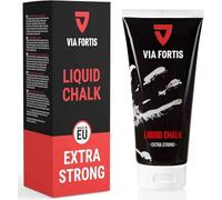 VIA FORTIS - Liquid Chalk, Magnésie Liquide pour Une Adhérence Maximale Pendant Le Sport - Séchage Rapide, Rendement Extrême et Longue Durée - pour l'escalade de Bloc, l'escalade - 100ml