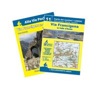 Via Francigena in Valle d'Aosta. Guida escursionistica. Ediz. italiana, inglese e francese. Con carta escursionistica 1:25000