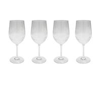 Via Mondo Camping Lot DE 4 Verres à vin en Polycarbonate, 225 ML, Passe au Lave-Vaisselle