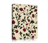 Via Vela Art mural Cottagecore Toile Fleurs Roses Botanique Imprimé Gi Fresque vintage Affiche Allongée pour la décoration de la chambre de la salle de bain 80x100cm