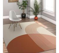 Via Vela Tapis 120x150cm Tapis Milieu siècle Bureau Domicile Motif géométrique Arche Machine Fin Pliable antidérapant résistant Taches Sol Poil Bas Chambre Style Minimaliste bohème