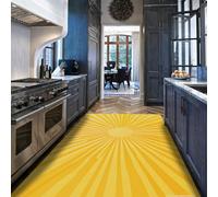 Via Vela Tapis 90x150cm à Motifs solaires carpette de Salon Moderne Mid Century Descente lit lavables Bohèmes pour Chambre et Salle Manger Fin Pliable antidérapant Modern