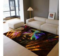 Via Vela Tapis 90x180cm de Science Fiction Grand Salon carpette intérieure Descente lit artistiques Portraits antidérapant à Poils Bas Pliable Poil Fin Machine Maquette Lavable Chambre nurserie