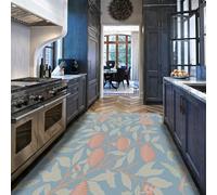 Via Vela Tapis Lavable de Style bohème 120x180cm Fruit Grenade Motif antidérapant Doux Faible Velours Esthétique Tapis d’intérieur pour Cuisine Salle à Manger Chevet