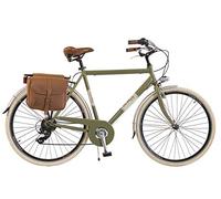 Via Veneto by Canellini City pour Roues de vélo Bike CTB Homme Vintage Retro Via Veneto alluminium (Vert, 54)