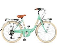 Via Veneto By Canellini Retrò vélo fille vintage 24" vert clair