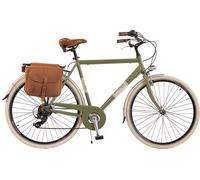 Via Veneto by Canellini City pour Roues de vélo Bike CTB Homme Vintage Retro Via Veneto alluminium (Vert, 54)
