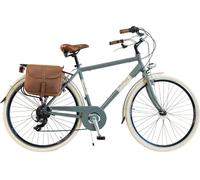 Via Veneto by Canellini City pour Roues de vélo Bike CTB Homme Vintage Retro Via Veneto alluminium (Gris, 54)