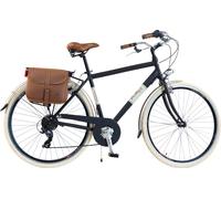 Via Veneto by canellini City pour roues de vélo Bike CTB Homme Vintage Retro via Veneto alluminium (Noir, 58)