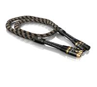 VIABLUE 1m XLR Câble Audio NF-S1 Silver Quattro Phonokabel Stereoversion -