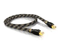 VIABLUE™ 7,5m EP-7 Argenté Câble Réseau CAT7 600 MHZ CAT6a RJ-45 Gigabit