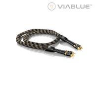 2,00m viablue NF-S1 Silver Quattro Stéréo Rca Cable Rca 2,0m 2m (1Stk)
