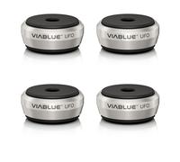 VIABLUE Ovni Absorbeur pour Haut-Parleur & Hifi Composants 4er Set Argent 50302