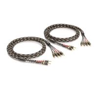 VIABLUE SC-4 Paire de fiches Bananes T6S Argenté 1,5 m x 3 m x 8 m x 15 m 800 cm / 8.0 m Fiche Banane