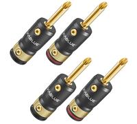 ViaBlue T8 Tube- Fiche Banane High-End pour Ø de Câble 3-9, 5mm 2 Paire 3100