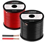 VIABRICO Fil de calibre 8, pour alimentation/terre automobile, câble de batterie, audio de voiture, camping-car, ampli, CCA, fil automobile, kit d'amplificateur, câbles de batterie, kit de câblage