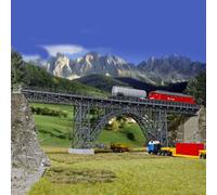 Viaduc droit en acier 1 voie-HO-1/87-KIBRI 39704
