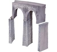Viaduc en gravat plié NOCH 58664 H0 71 mm x 251 mm