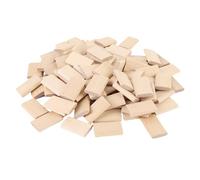 ViaGasaFamido 100pack 5x19x30mm Beechwood Tenons Lâches Domino Domino Loose Tenon System pour la Fabrication D'armoires Meubles