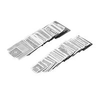 ViaGasaFamido 130 Pièces Pochoirs de Reballage BGA Modèles de Retouche BGA Réseaux de Grilles à Billes de Soudure 6 Tailles Kit de Pochoirs en Acier Inoxydable avec Résistance à la Chaleur