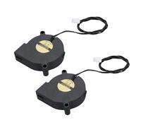 ViaGasaFamido 2 Pièces Ventilateur de Refroidissement de Carte Mère d'imprimante 3D, Ventilateur de à Double Roulement à Billes, Haute Vitesse à Faible Bruit 50x50x15mm pour les Applications d' 3D