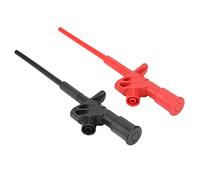 ViaGasaFamido 2PCS P5004 Clamp/Holder de Crochet de Test Rapide isolé, Professionnel et Fiable, Ressorts en Laiton/Acier Inoxydable, Boîtier de Sonorisation, Sonde de Test Flexible, sensibilité et
