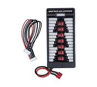 ViaGasaFamido 30A Safety T Connector Charging Extension Board, Amass Sortial Pild Balance Charger pour Les Batteries 2S / 3S, Prend en Charge 3 Charges Parallèles, Accessoire de Rapide avec (Fiche T