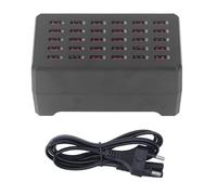 ViaGasaFamido AC100 à 240V 150W Chargeur Rapide Intelligent 30 Ports 5V 2.4A Chargeur de Mraveuse USB avec Surtension, surintensité, Surcharge et Court-Circuit pour Charger des (Prise UE)