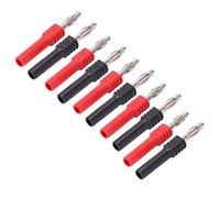 ViaGasaFamido Adaptateur Fiche Banane, Connecteur en Laiton pour équipement Industriel, 4 Mm à 2 Mm, Idéal pour l'électronique, Les Machines à Souder et Les Cellules Solaires