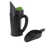 ViaGasaFamido Agitateur à Main, épandeur Manuel pour Grains de Légumes, Fumier, Agents de Dégivrage, Sel, avec 3 Ouvertures Réglables, Poignée Ergonomique Légère de 80 Onces pour Trottoir