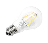 ViaGasaFamido Ampoule à Filament de Style Rétro, Blanc Chaud à intensité Variable 2700K, Angle de Faisceau de 360 degrés pour l'éclairage des Restaurants et des Cafés (Lumière chaude 6W sans
