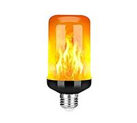 ViaGasaFamido Ampoule LED flamme E27 4 modes | Ampoule LED flamme réaliste E27, 4 modes, effet vacillant, économie d'énergie, pour Halloween et Noël