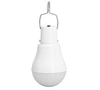 ViaGasaFamido Ampoule Solaire, Matériau ABS, Lumière Extérieure économe en énergie avec Crochet, Parfaite pour le Camping et une Utilisation d'urgence